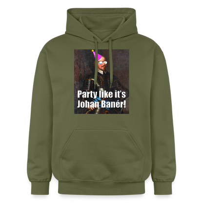 Party like it's Johan Banér! luvtröja unisex-edition - Militärgrön