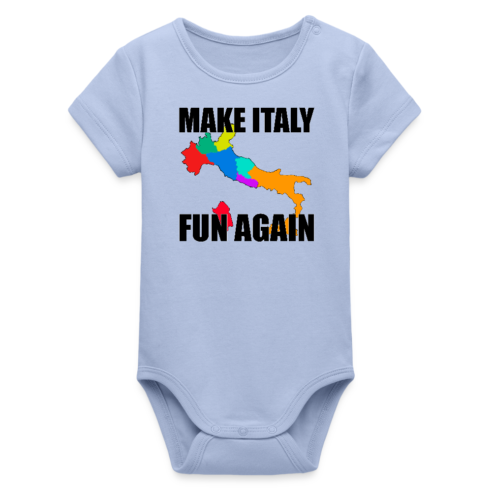 Make Italy Fun Again (Ekologisk kortärmad babybody-edition) - himmel