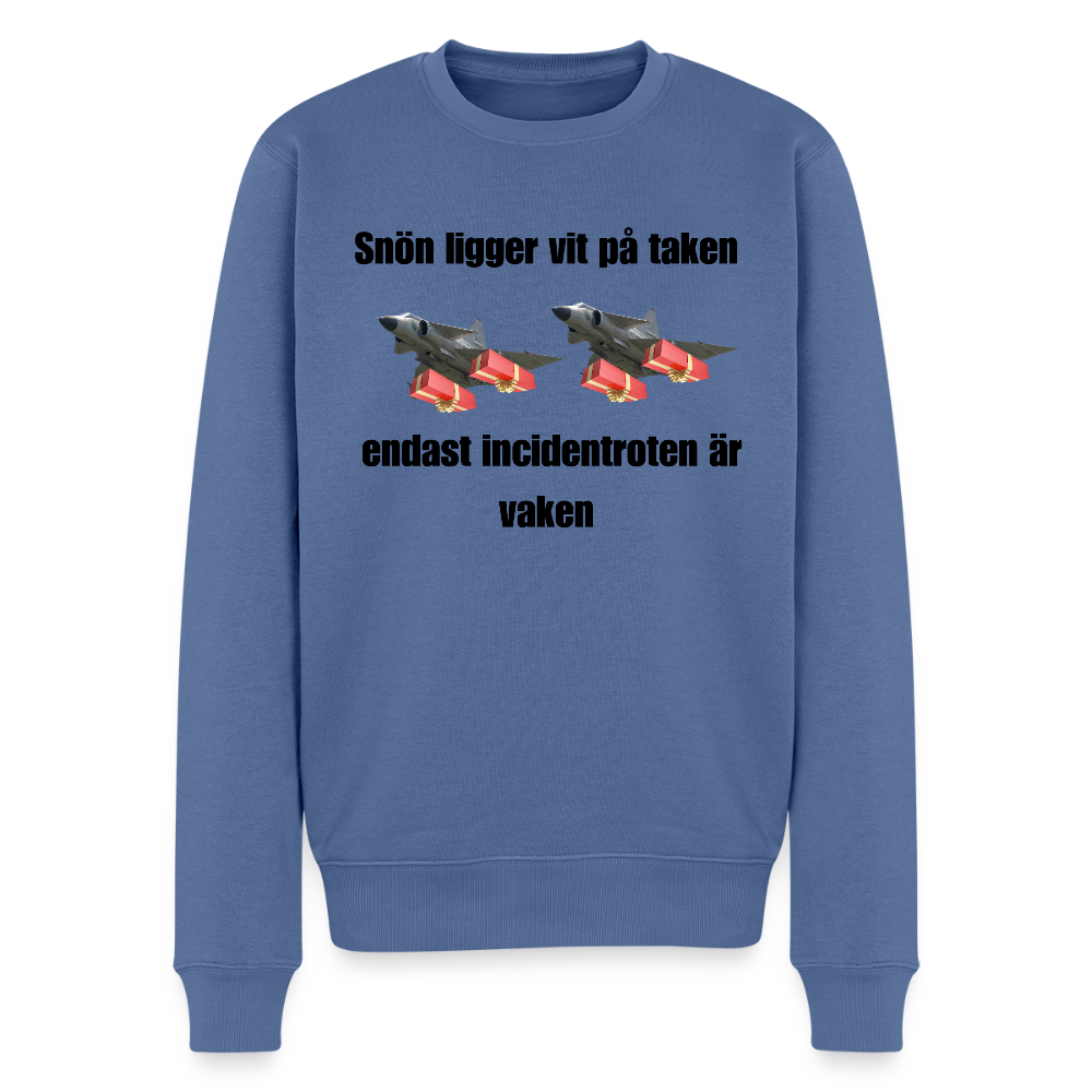 Snön ligger vit på taken (Premiumtröja herr-edition) - duvblå