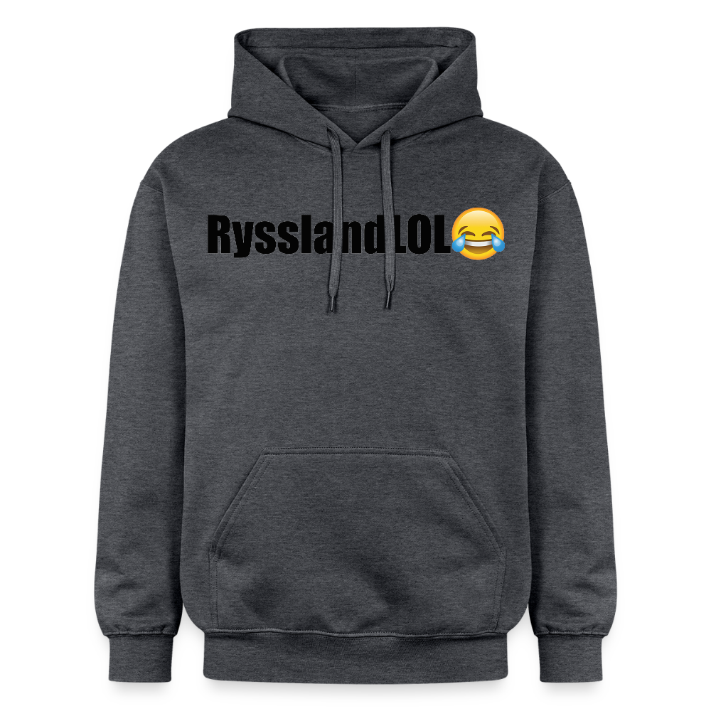 RysslandLOL (luvtröja unisex-edition) - mörkgråmelerad