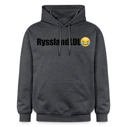 RysslandLOL (luvtröja unisex-edition) - mörkgråmelerad