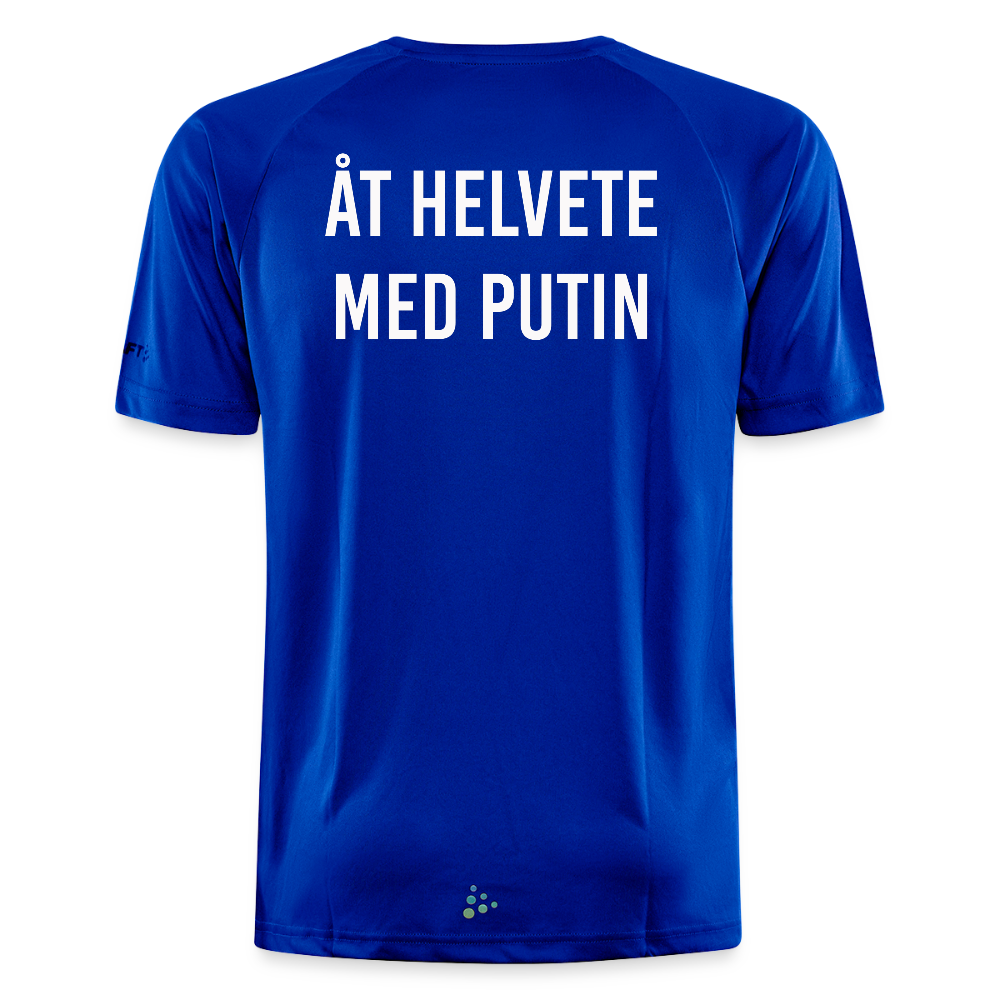 Åt helvete med Putin (tränings-T-shirt herr-edition) - kungsblå