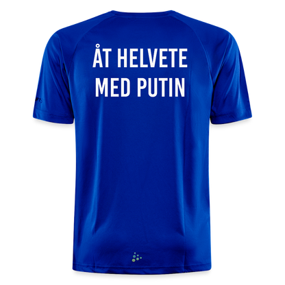 Åt helvete med Putin (tränings-T-shirt herr-edition) - kungsblå