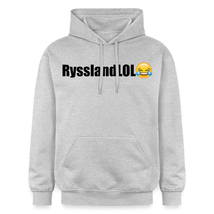 RysslandLOL (luvtröja unisex-edition) - ljusgråmelerad