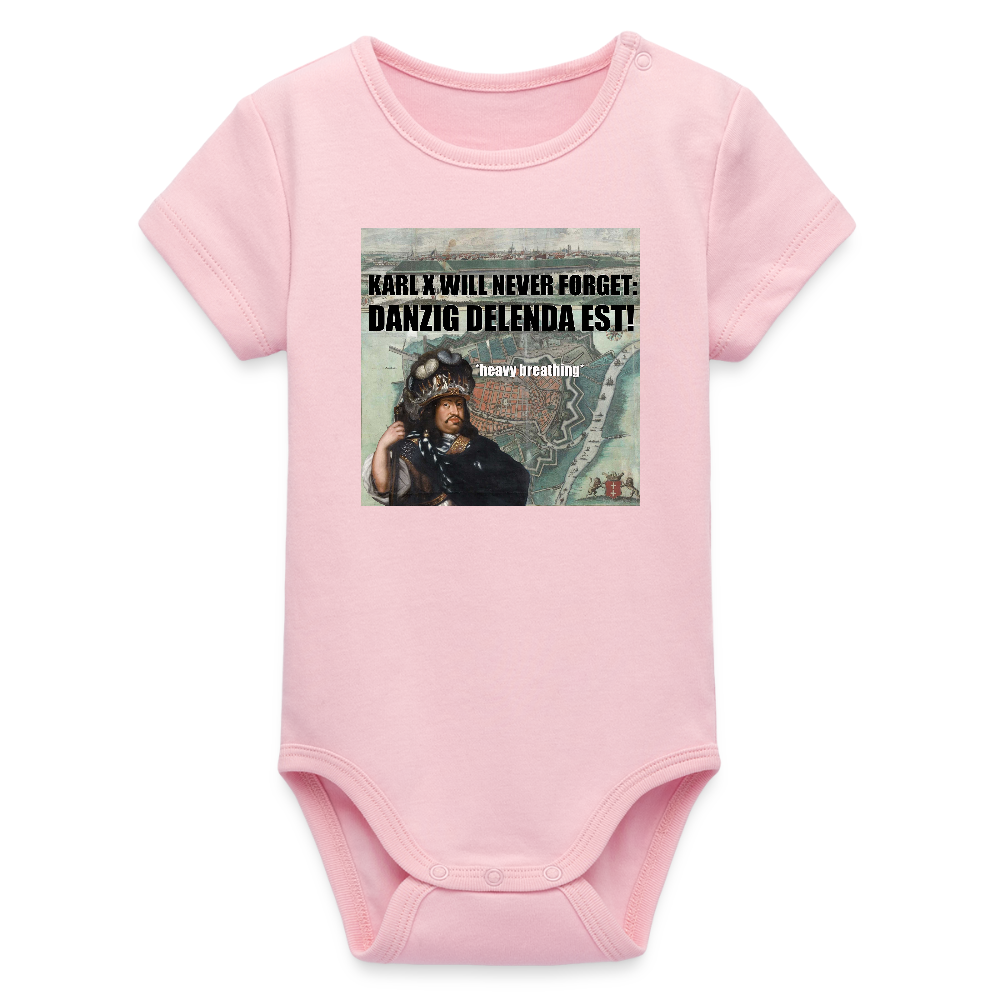 Danzig delenda est (Ekologisk kortärmad babybody-edition) - ljusrosa