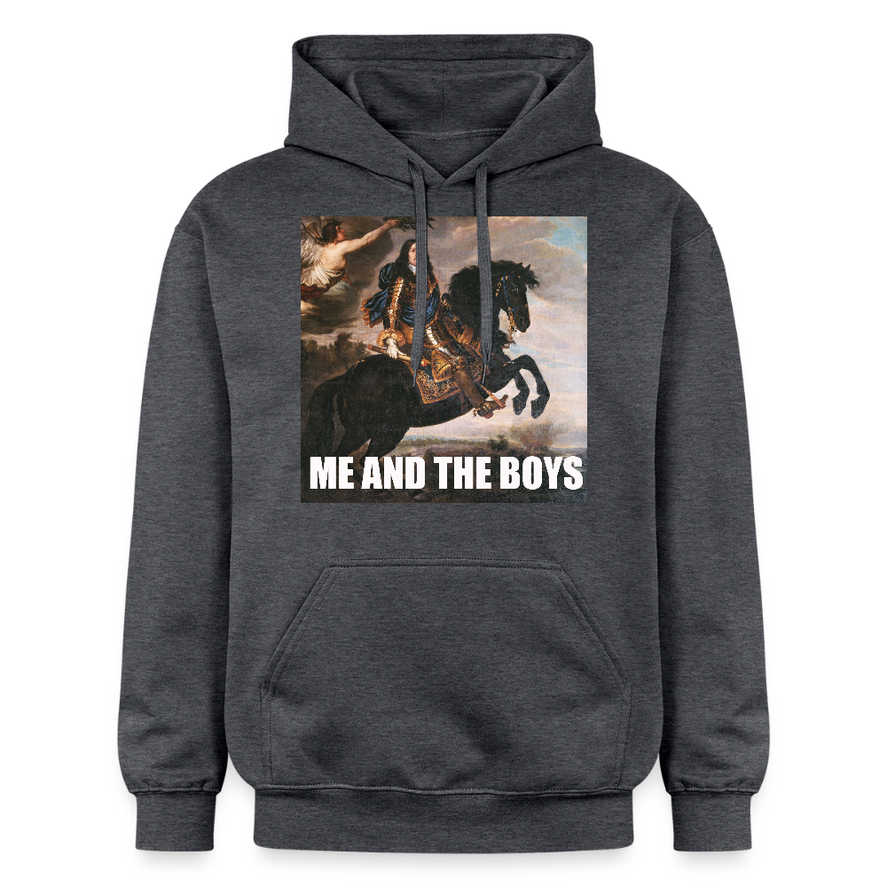 Karl X & boysen (luvtröja unisex-edition) - mörkgråmelerad