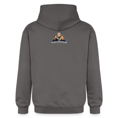 Välkommen in i min dödsmaracas! (luvtröja unisex-edition) - mörkgrå