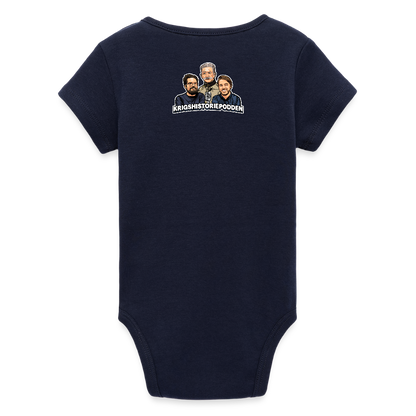 Lägg ner fem dagis – köp en Viggen! (babybody-edition) - marinblått