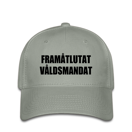 Framåtlutat Våldsmandat (Flexfit keps) - gröngrå