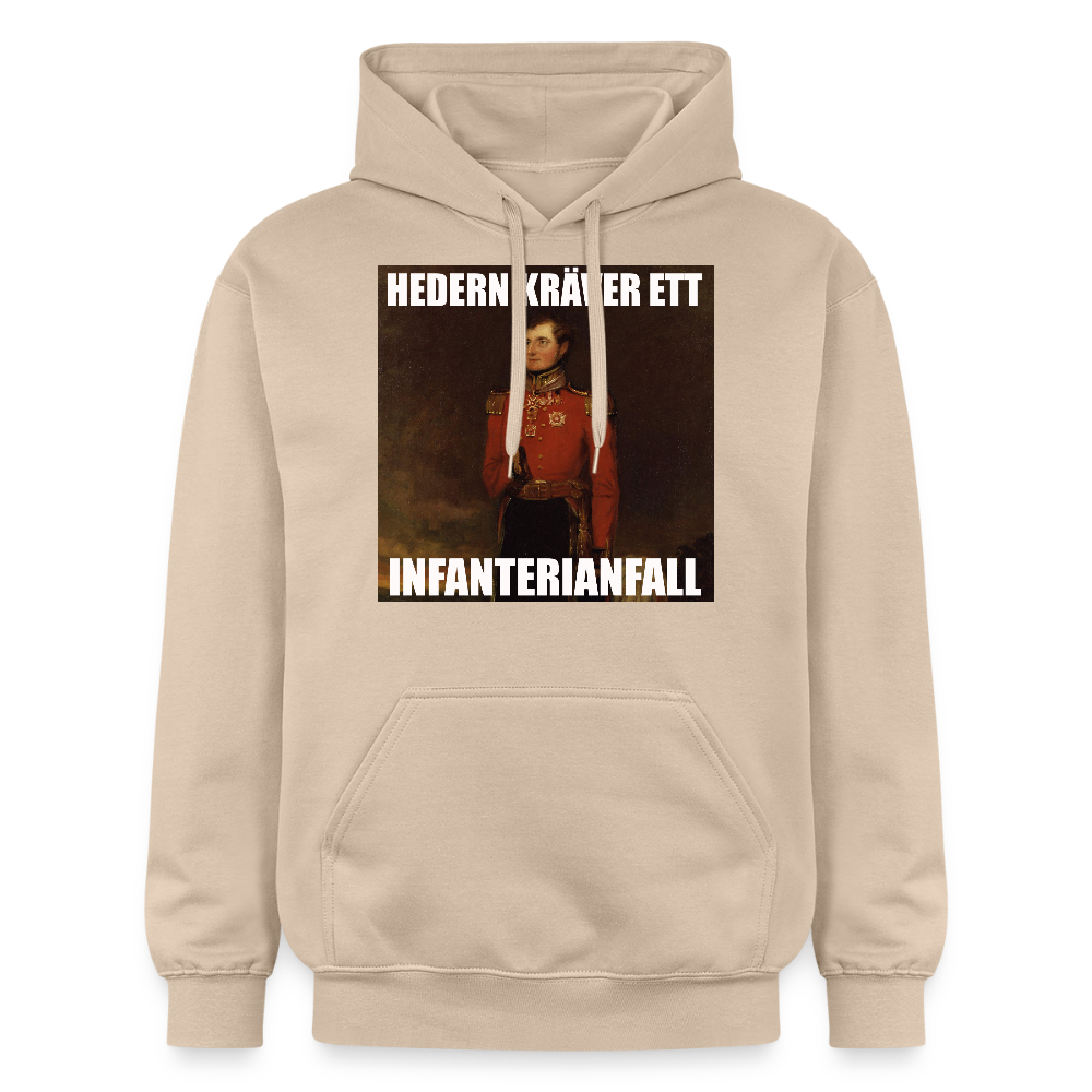 Hedern kräver ett infanterianfall luvtröja unisex-edition - sand