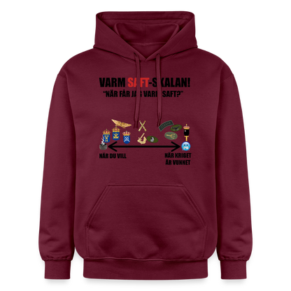 Varm saft-skalan (luvtröja unisex-edition) - Maroon