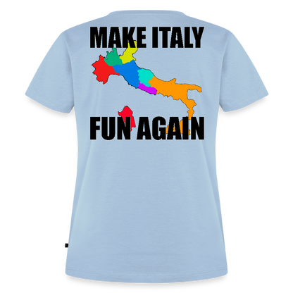 Make Italy Fun Again (Premium-T-shirt dam-edition) - ljusblå