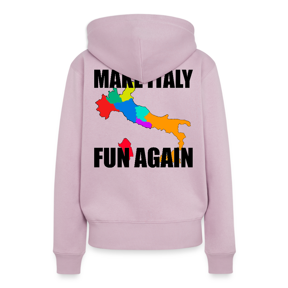 Make Italy Fun Again (Premiumluvtröja dam-edition) - gammalrosa