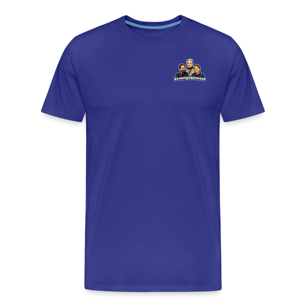 Automatkanon, vår kulturkanon (ekologisk premium-T-shirt herr-edition) - kungsblå