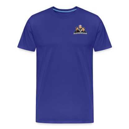 Automatkanon, vår kulturkanon (ekologisk premium-T-shirt herr-edition) - kungsblå
