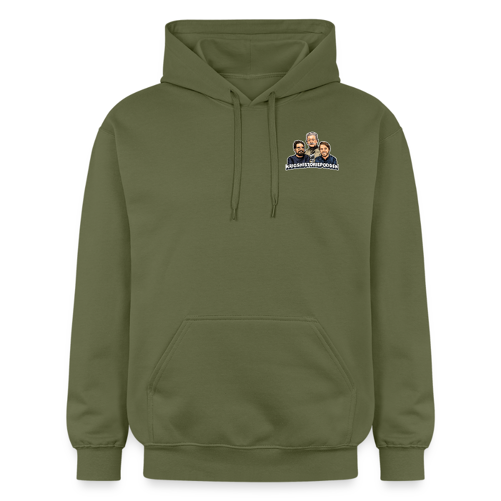 Åt helvete med Putin  (unisex hoodie-edition) - Militärgrön