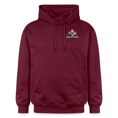 Adel? Syfilis och gikt. Allmoge? Ukrainsk fläcktyfus och dysenteri. (luvtröja unisex-edition) - Maroon