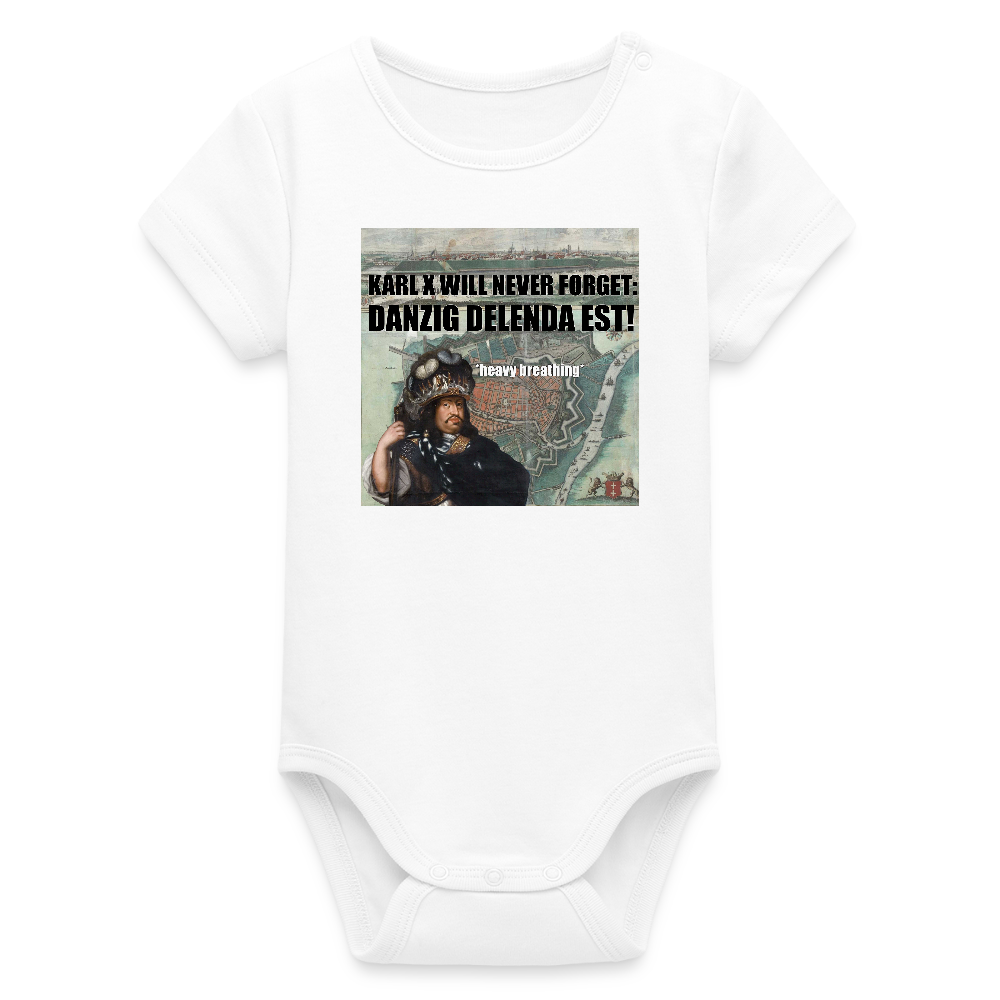 Danzig delenda est (Ekologisk kortärmad babybody-edition) - vit