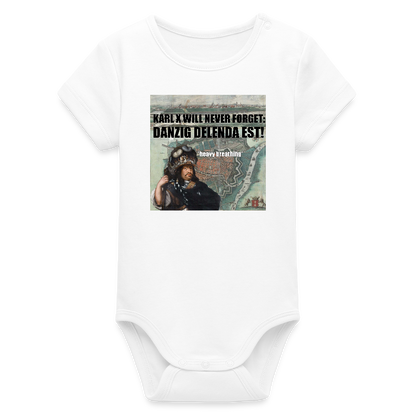 Danzig delenda est (Ekologisk kortärmad babybody-edition) - vit