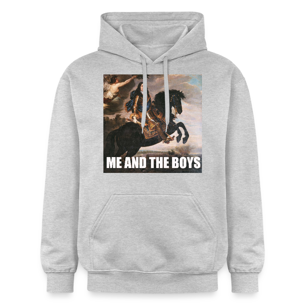 Karl X & boysen (luvtröja unisex-edition) - ljusgråmelerad