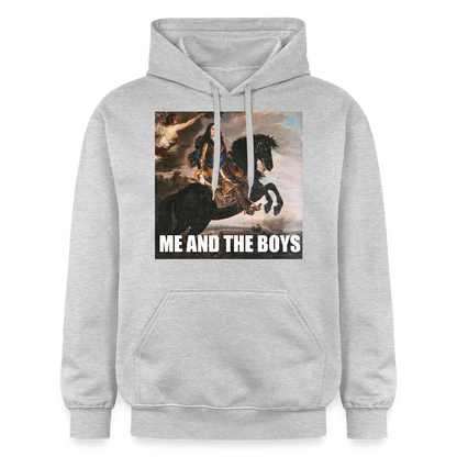 Karl X & boysen (luvtröja unisex-edition) - ljusgråmelerad