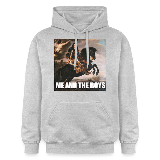 Karl X & boysen (luvtröja unisex-edition) - ljusgråmelerad