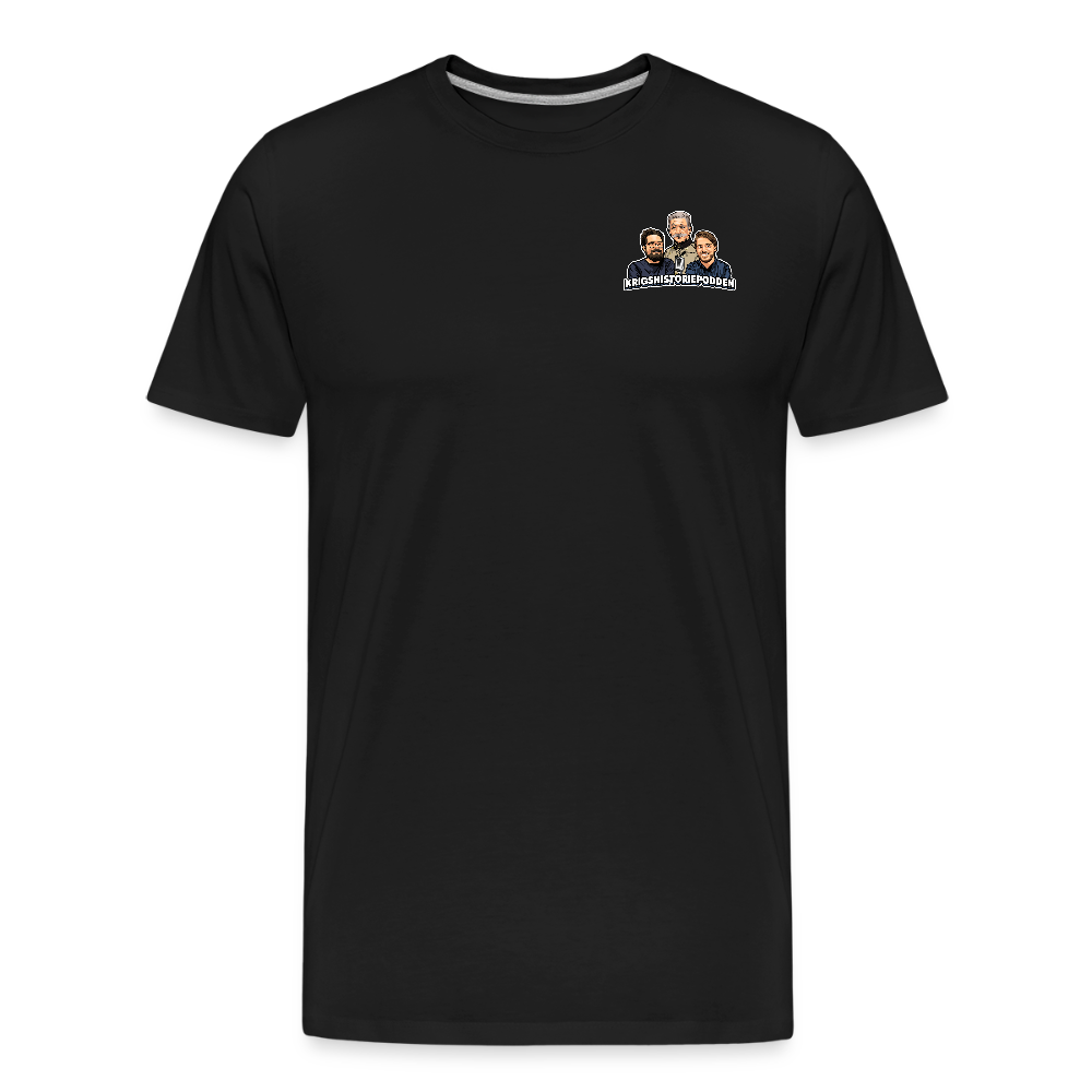Automatkanon, vår kulturkanon (ekologisk premium-T-shirt herr-edition) - svart