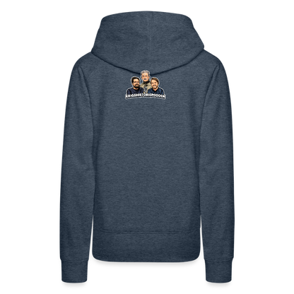 Karl X & boysen (Premiumluvtröja dam-edition) - jeansblå