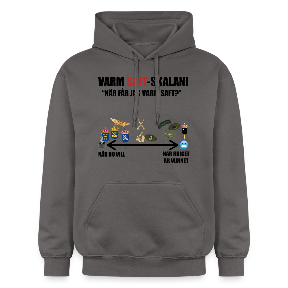 Varm saft-skalan (luvtröja unisex-edition) - mörkgrå