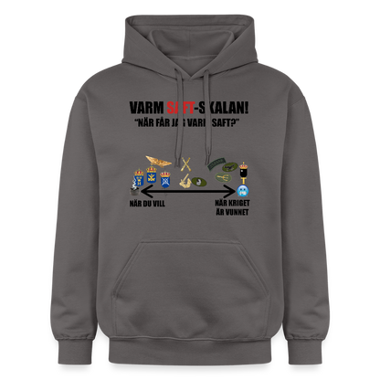 Varm saft-skalan (luvtröja unisex-edition) - mörkgrå