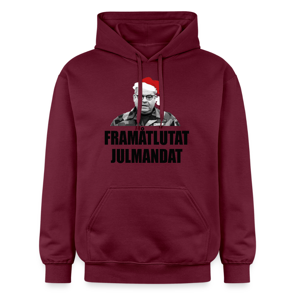 Frammåtlutat Julmandat (premiumluvtröja herr-edition) - Maroon