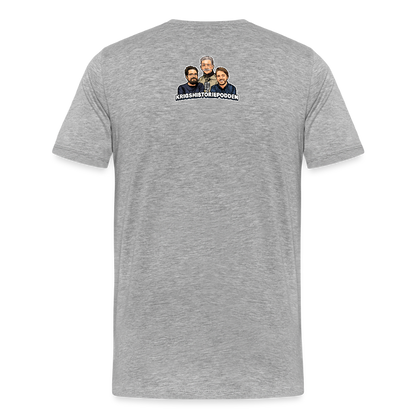 Danzig delenda est (ekologisk premium-T-shirt herr-edition) - gråmelerad