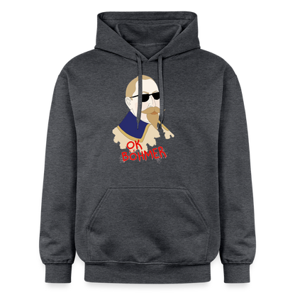 OK Böhmer (luvtröja unisex-edition) - mörkgråmelerad