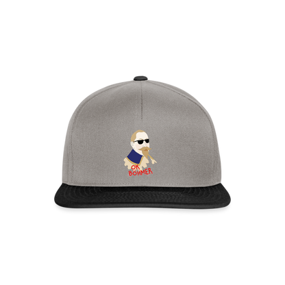 OK Böhmer (Snapbackkeps-edition) - grafitgrå/svart