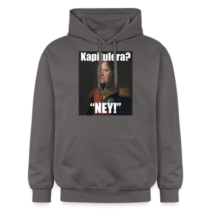 Kapitulera? Ney! luvtröja unisex-edition) - mörkgrå