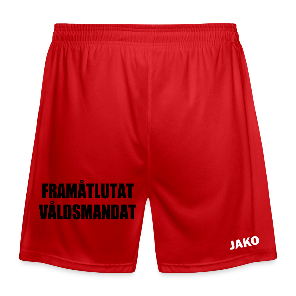 Framåtlutat våldsmandat (Sportshorts - herr) - röd