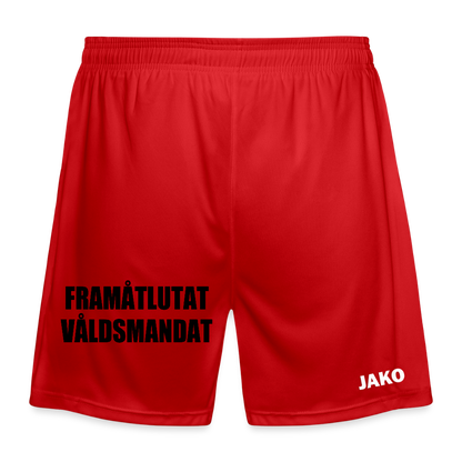 Framåtlutat våldsmandat (Sportshorts - herr) - röd
