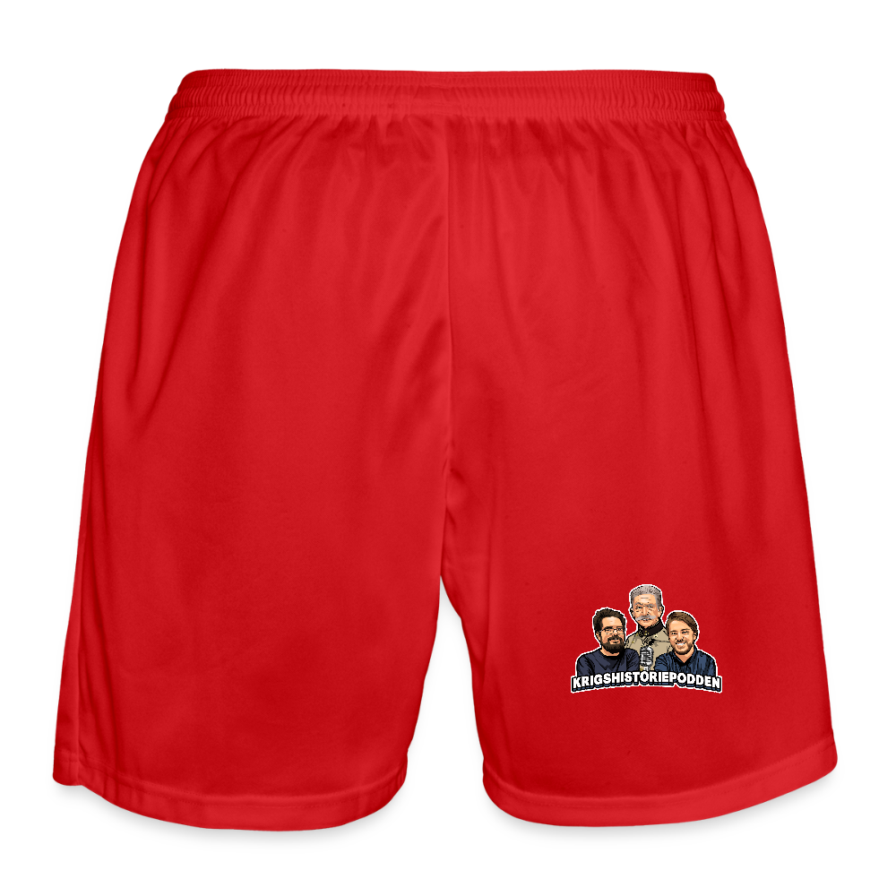 Framåtlutat våldsmandat (Sportshorts - herr) - röd