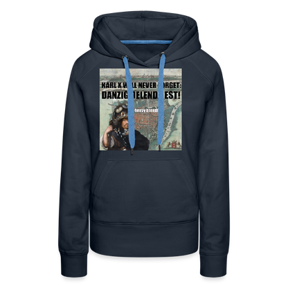 Danzig delenda est (Premiumluvtröja dam-edition) - marinblå