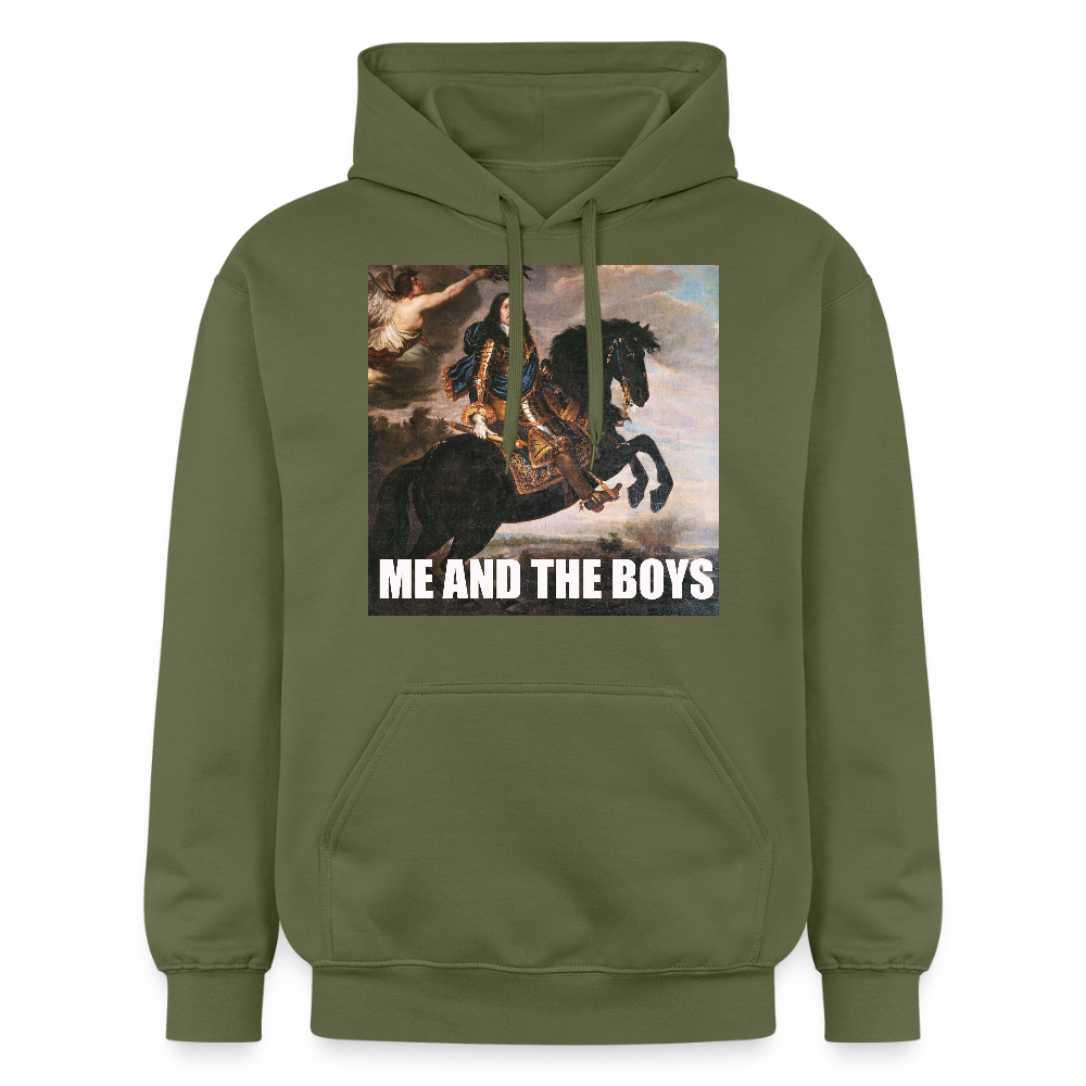 Karl X & boysen (luvtröja unisex-edition) - Militärgrön