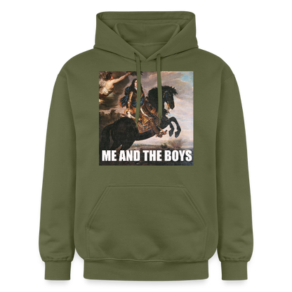 Karl X & boysen (luvtröja unisex-edition) - Militärgrön