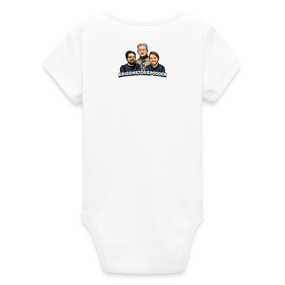 #WWCD (ekologisk kortärmad babybody-edition) - vit