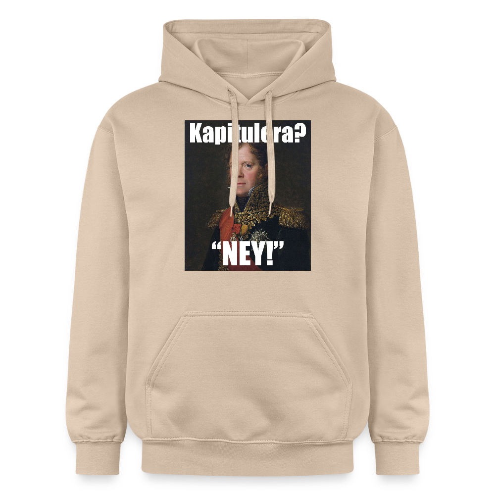 Kapitulera? Ney! luvtröja unisex-edition) - sand