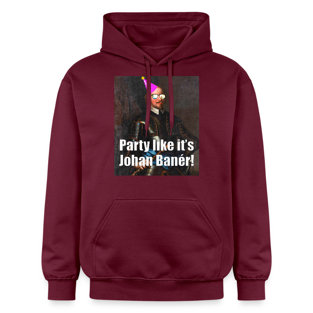 Party like it's Johan Banér! luvtröja unisex-edition - Maroon