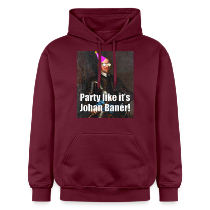 Party like it's Johan Banér! luvtröja unisex-edition - Maroon