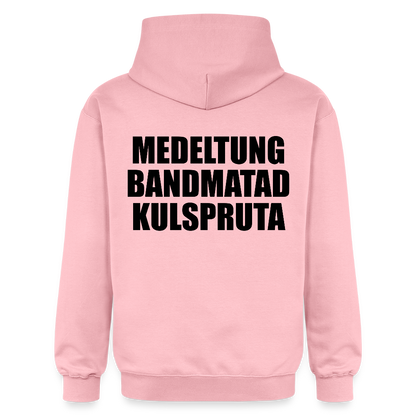 Medeltung Bandmatad Kulspruta (luvtröja unisex-edition) - ljusrosa
