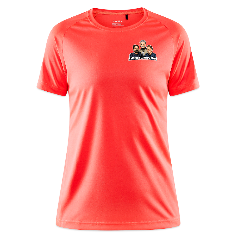 Åt helvete med Putin (tränings-T-shirt dam-edition) - korall