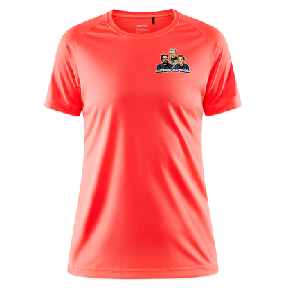 Åt helvete med Putin (tränings-T-shirt dam-edition) - korall