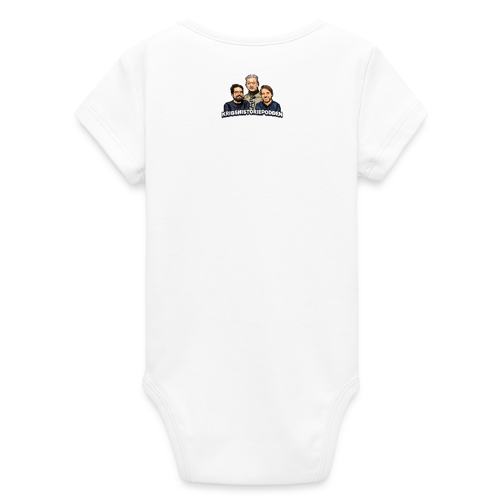 Danskjävlar! (ekologisk kortärmad babybody-edition) - vit