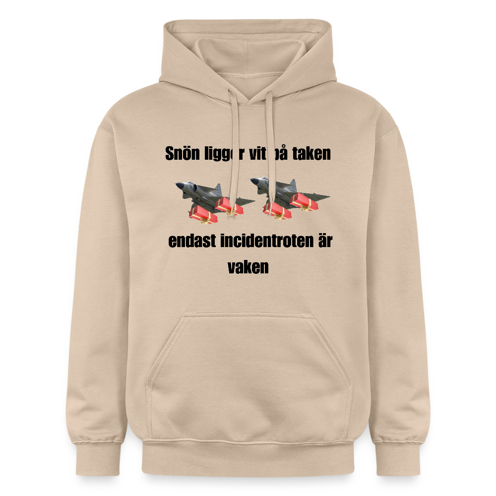 Snön ligger vit på taken (Premiumluvtröja herr-edition) - sand